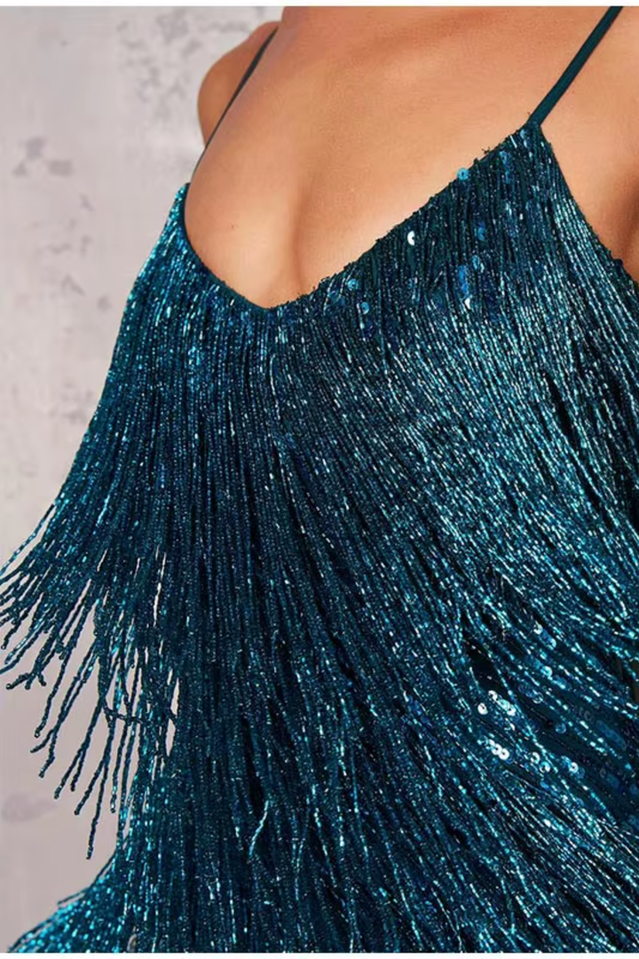 Jane | Feather Mini Dress
