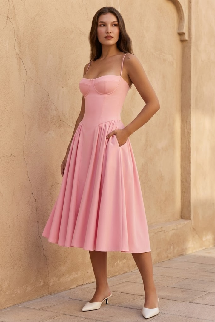 Kiki | Retro-Inspired Midi Dress