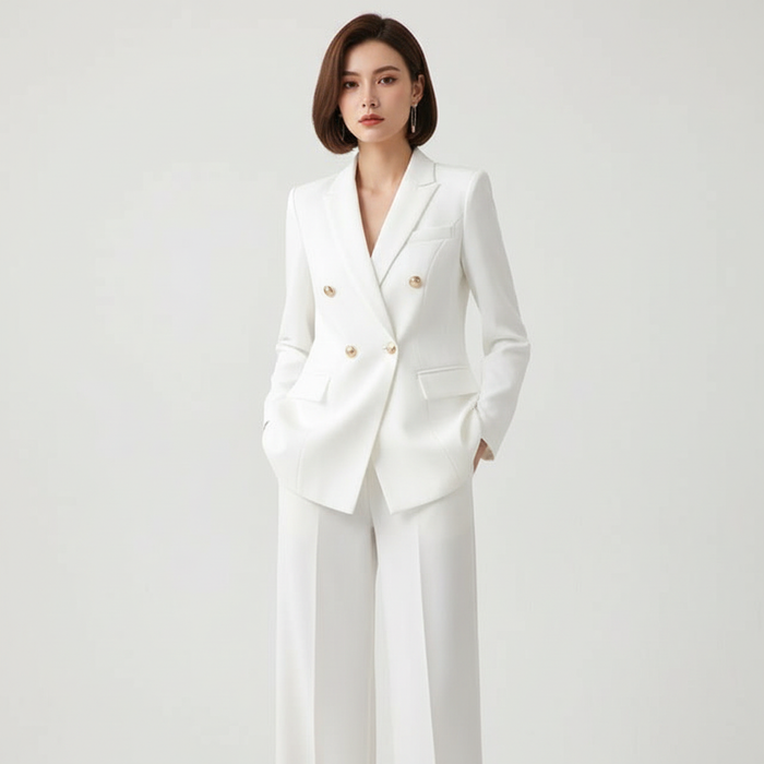 Camille | Tailored Blazer & Wide-Leg Pant Set