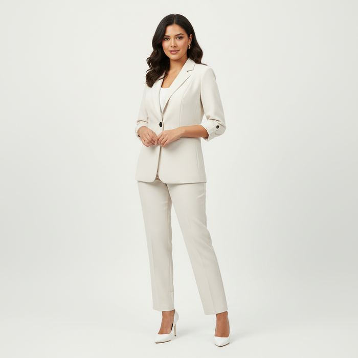 Opaline | Tailored Blazer & Wide-Leg Pant Co-ord Set