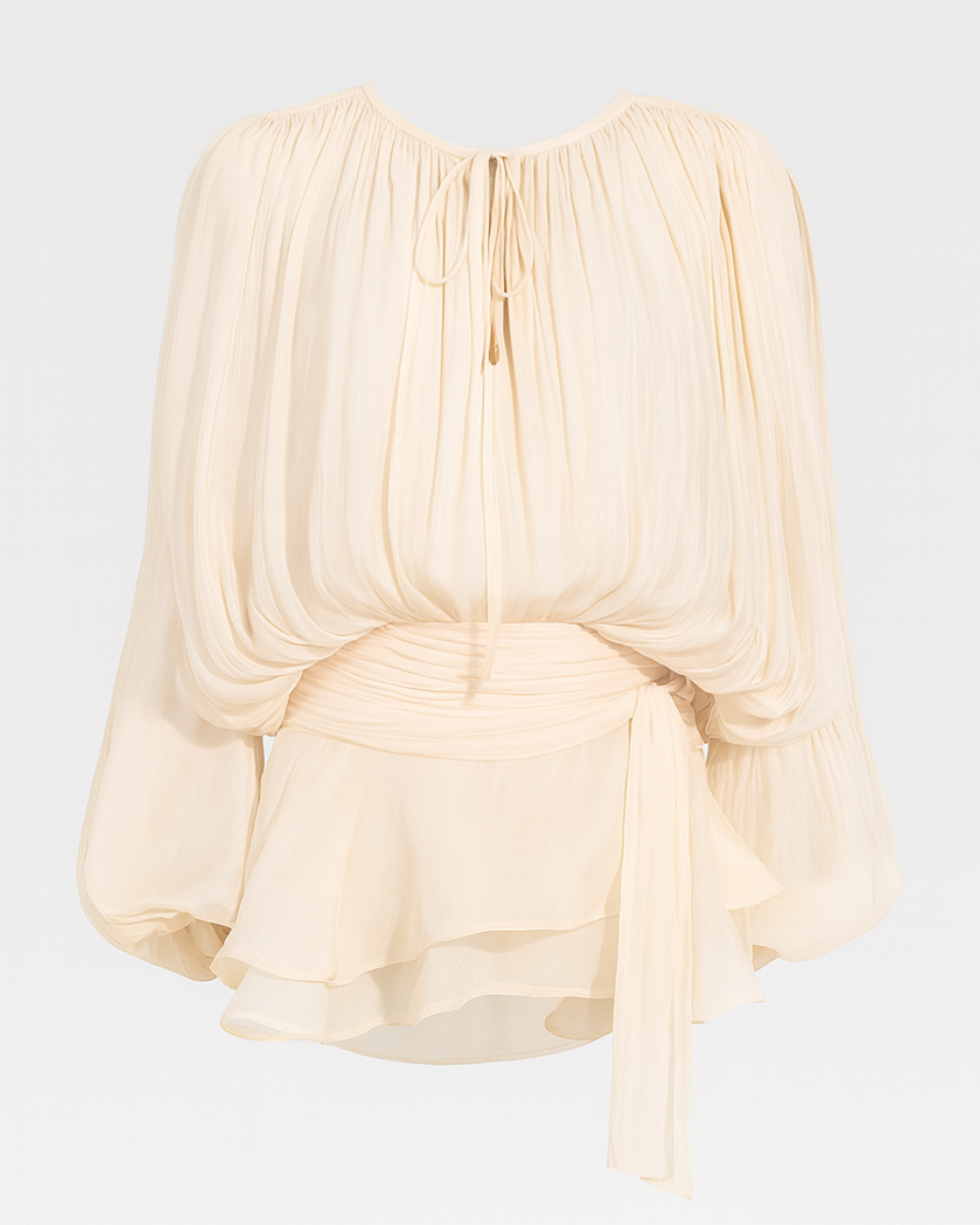 Ella | Pleated Ruffle Mini Dress