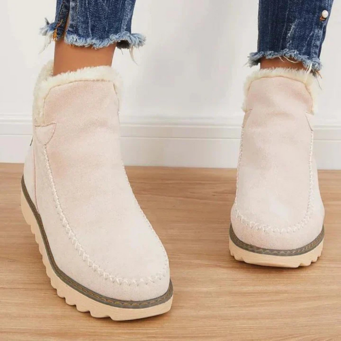 Women's Insulated Ankle Boots with Faux Fur Lining