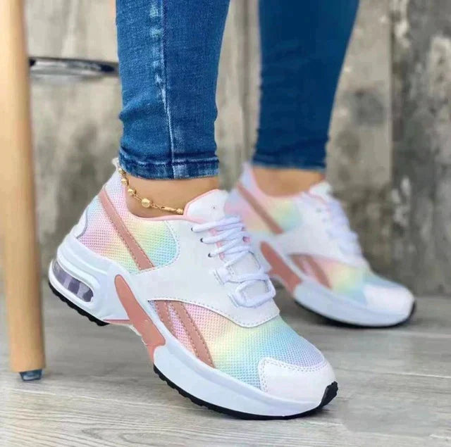 Women's Iridescent Air-Cushion Athletic Sneakers