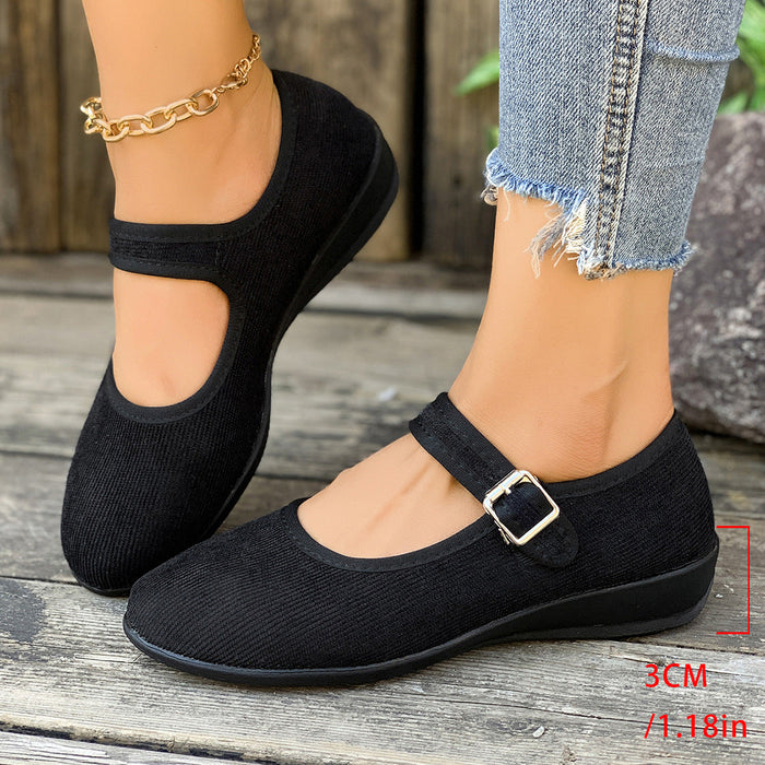 Women's Mary Jane Shoes with Adjustable Strap