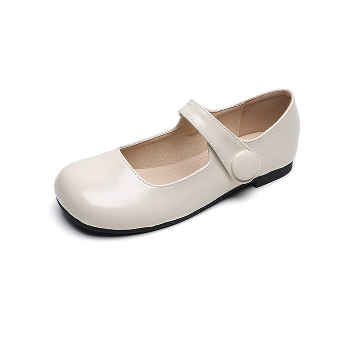 Women's Square-Toe Mary Jane Shoes with Adjustable Strap