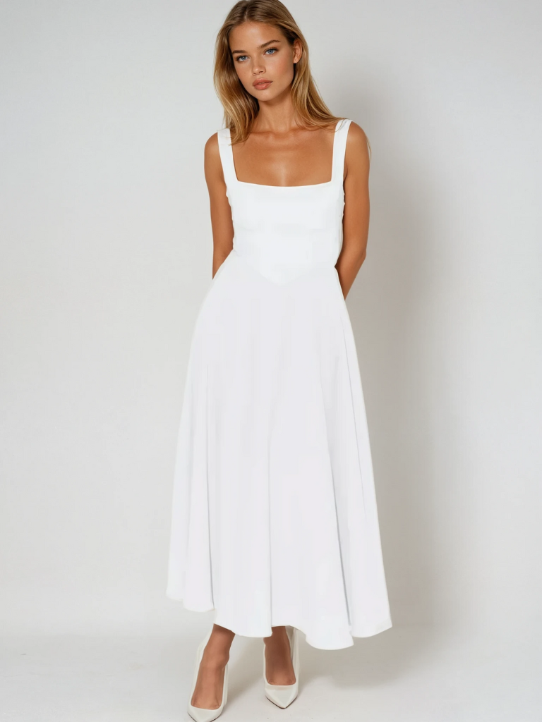 Scarlett Grace | Elegant Midi Dress