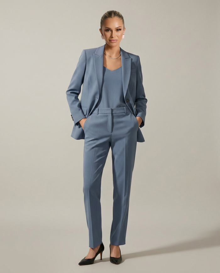 Luella | Blazer Set with Straight-Leg Pants