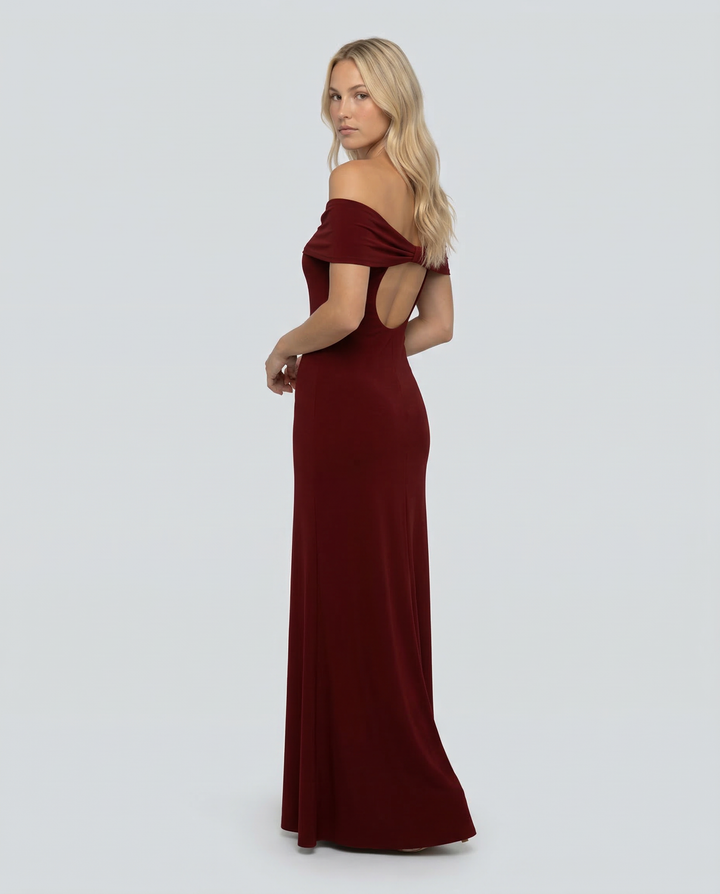 Sophia | Maxi Dress with Off-Shoulder Neckline