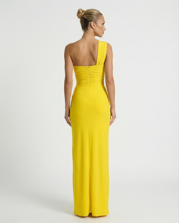 Edna | Maxi Dress with One Shoulder and Cut-Out Detail