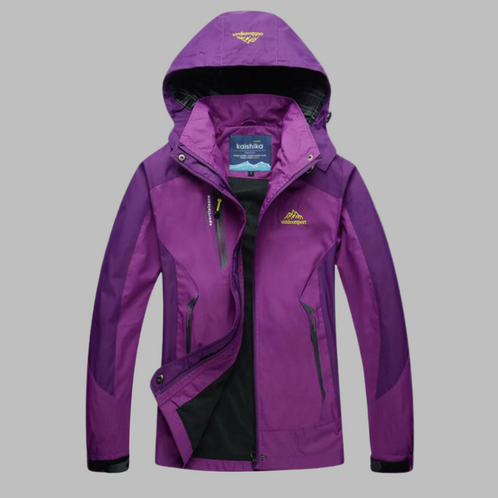 Women's Waterproof Windproof Hiking Jacket with Hood